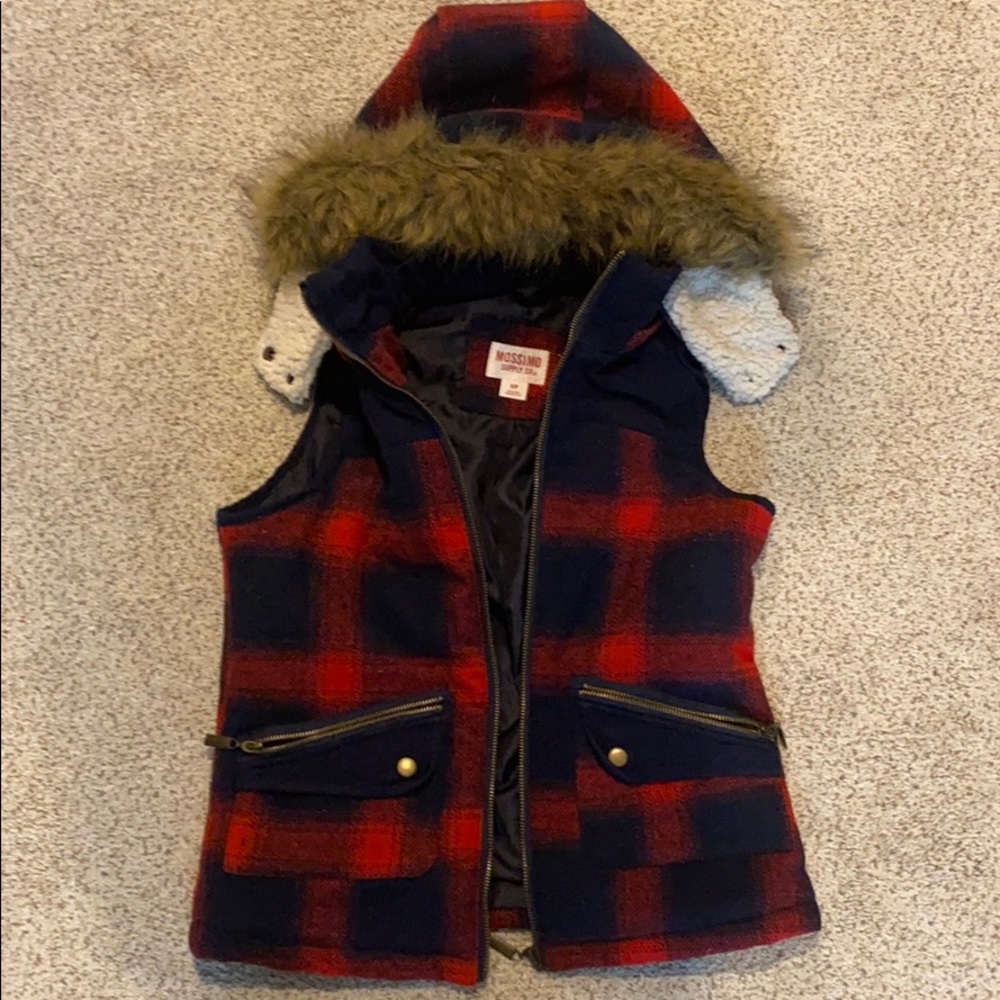 Mossimo Plaid Vest